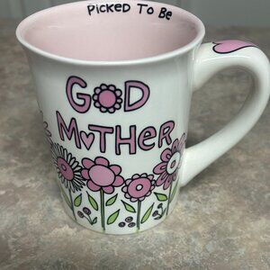 Godmother stoneware oversize coffee mug "you're the best of the bunch"